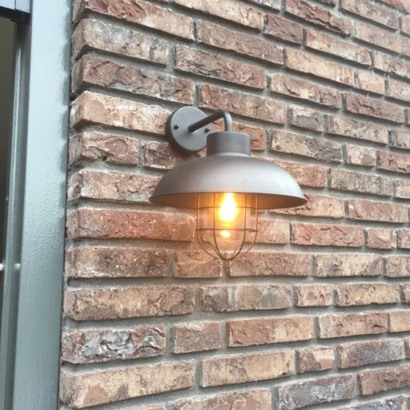 Industriële buitenlamp zwart, Jaymiley, IP44