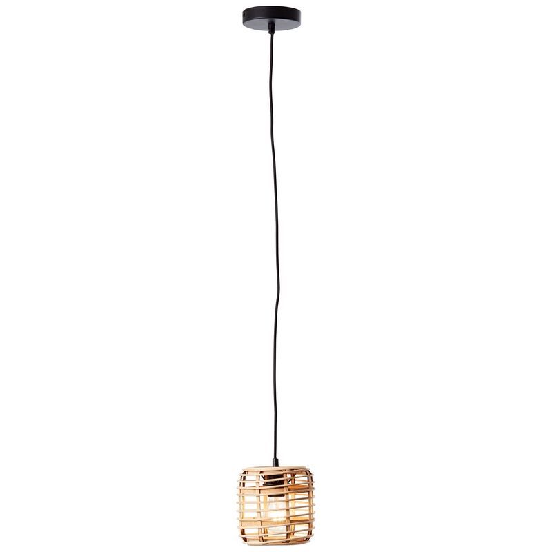 Landelijke hanglamp Deacon, Hout