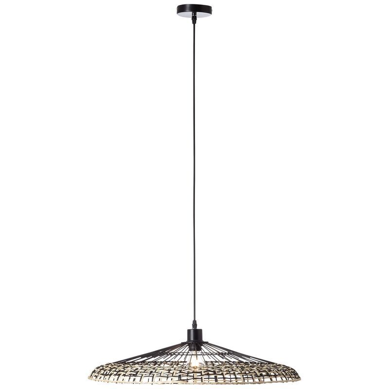 Landelijke hanglamp Rianca, bamboe Landelijke hanglamp Rianca, bamboe