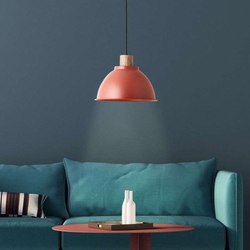 Landelijke hanglamp rood, Thalina Landelijke hanglamp rood, Thalina
