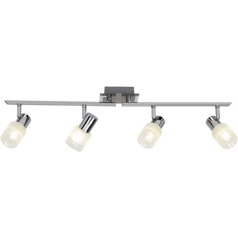 Metalen plafondspot chroom, Blake, 28W, 2700K LED