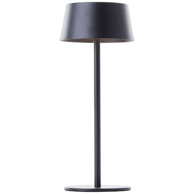 Moderne buiten wandlamp op zonne-energie zwart, Soumaya, 4W, 3000K LED, IP44, 3-staps dimbaar