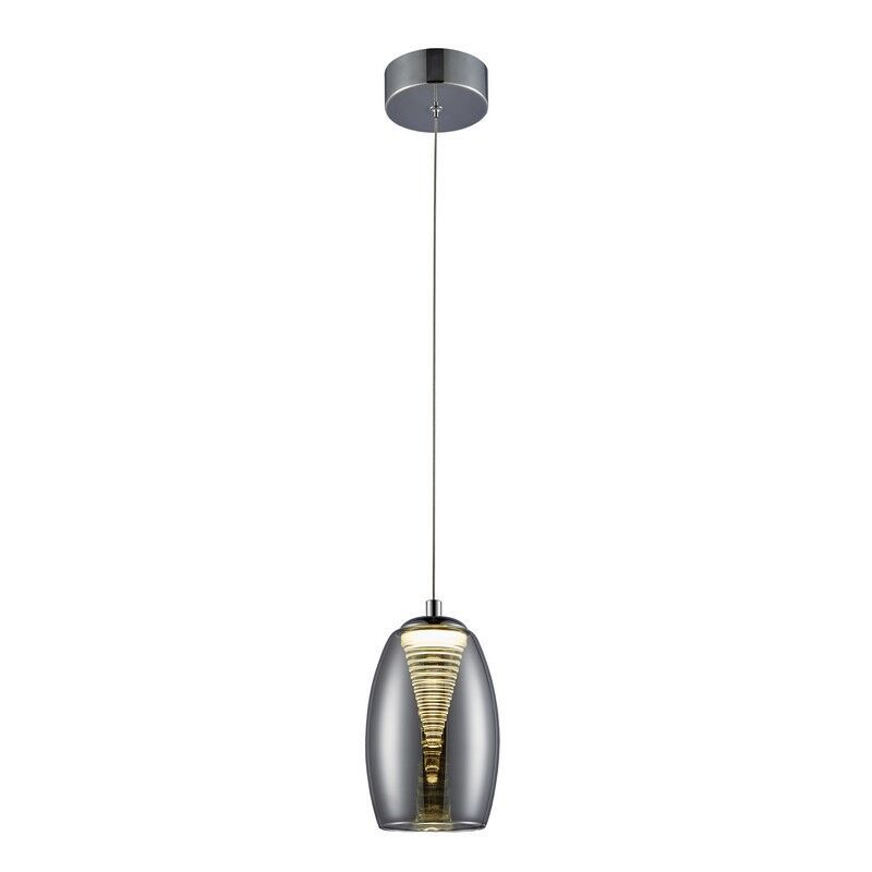 Moderne hanglamp Aliyah, Chroom