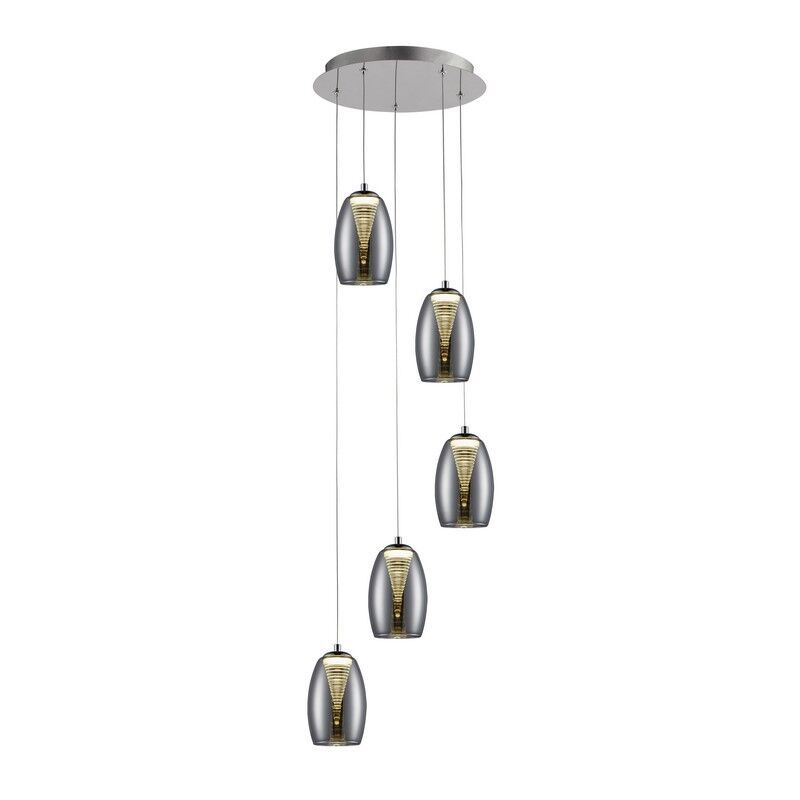 Moderne hanglamp Aliyah, Chroom Moderne hanglamp Aliyah, Chroom