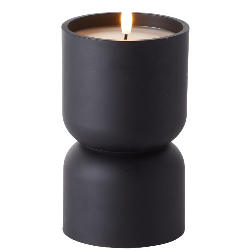 Zwarte kaarslamp voor buiten, Zaki, 2700K LED, IP44