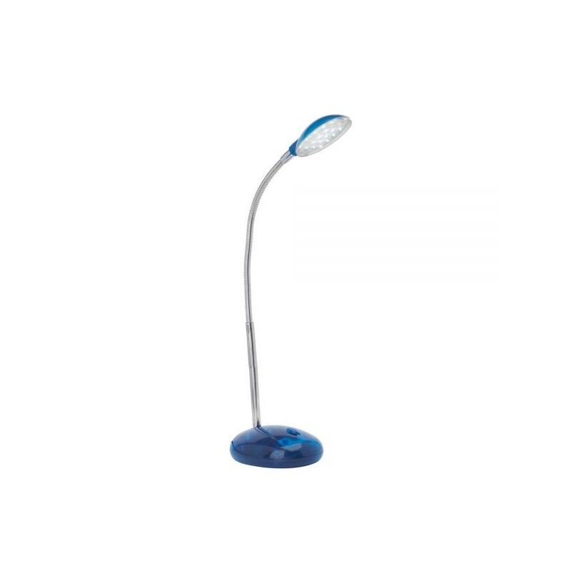 Kunststof bureaulamp blauw, Marenthe, 2W, 6000K LED, met schakelaar