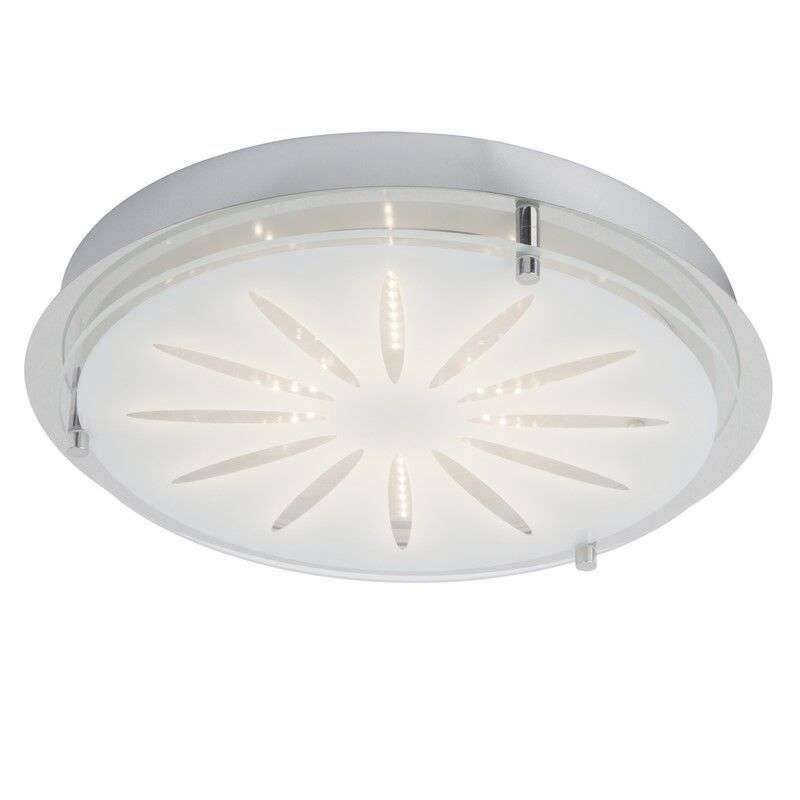 Chroom, Glas wandlamp Danae Chroom, Glas wandlamp Danae