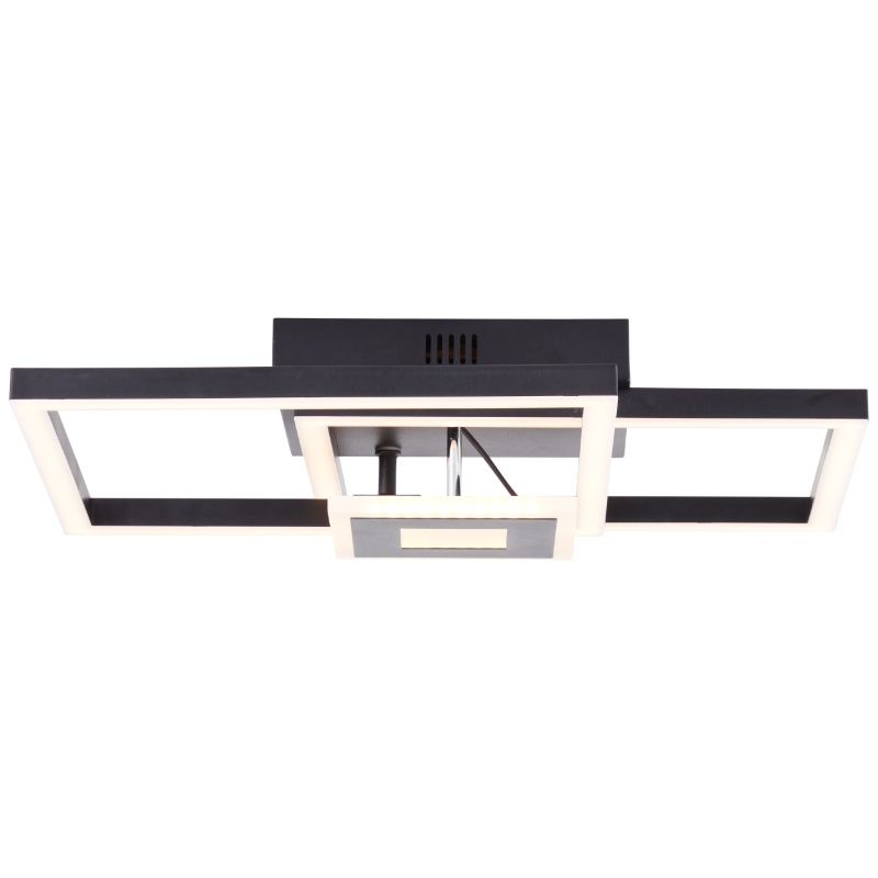 Design plafondlamp zwart, Volkert, 22W, 3000K LED Design plafondlamp zwart, Volkert, 22W, 3000K LED