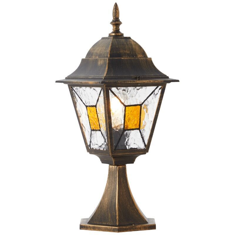Klassieke buitenlamp roestkleurig, Levinus, IP44 Klassieke buitenlamp roestkleurig, Levinus, IP44