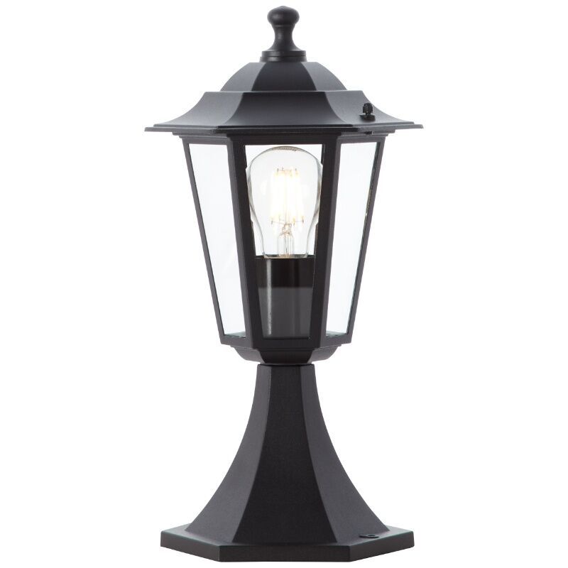 Klassieke buitenlamp zwart, Radha, IP44 Klassieke buitenlamp zwart, Radha, IP44
