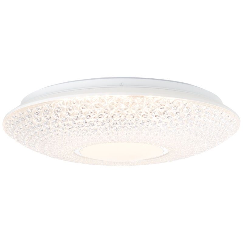 Design plafonniere Kaz, Kunststof, 24W warm wit LED