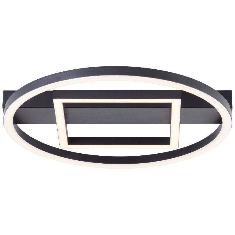 Design plafonnière zwart, Konrad, 20W, 3000K LED Design plafonnière zwart, Konrad, 20W, 3000K LED