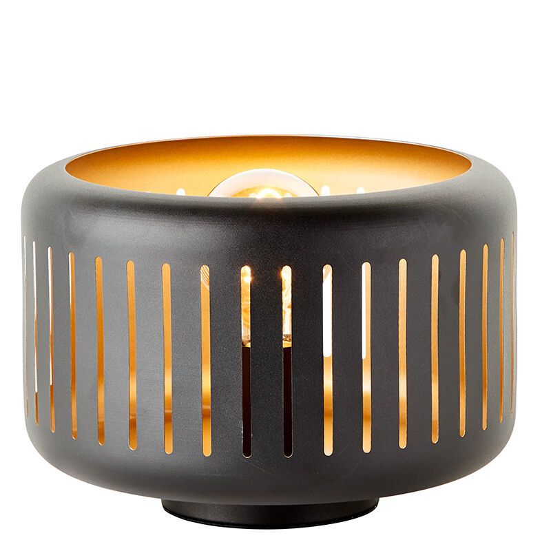 Industriële tafellamp zwart, Veronika, met schakelaar Industriële tafellamp zwart, Veronika, met schakelaar