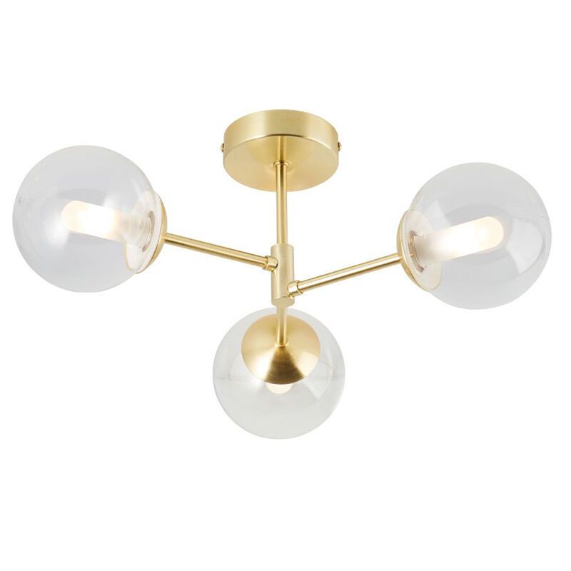 Design badkamer plafondlamp goud, Ramon, IP44 Design badkamer plafondlamp goud, Ramon, IP44