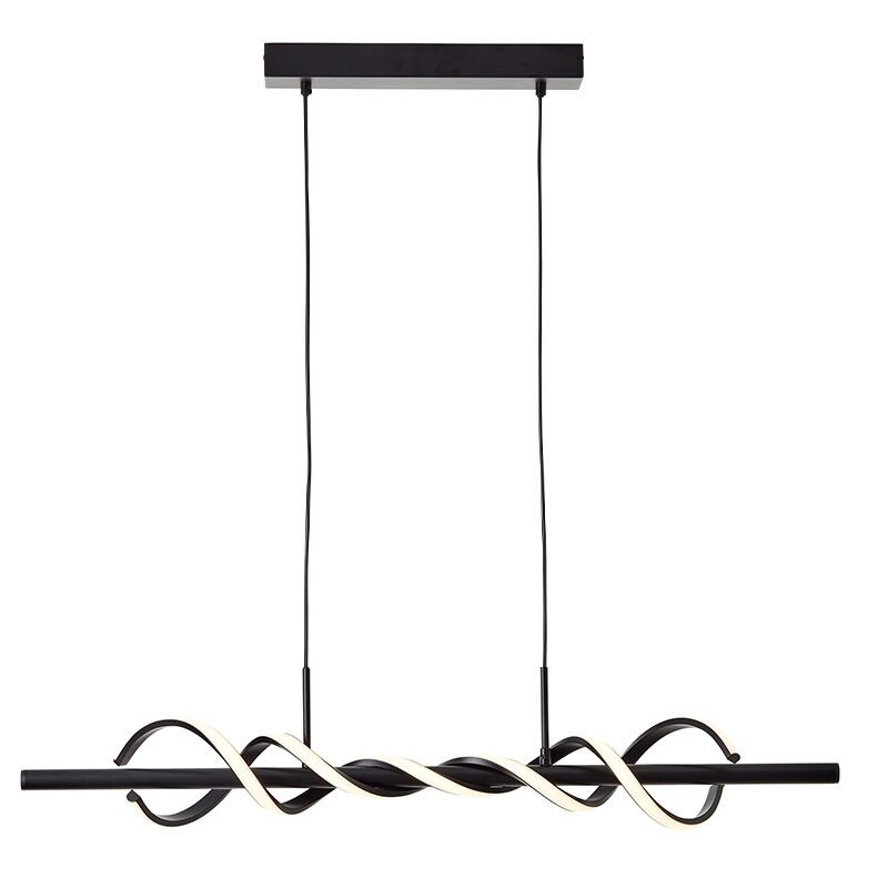 Moderne hanglamp zwart, Quang, 20W, 3000K LED Moderne hanglamp zwart, Quang, 20W, 3000K LED