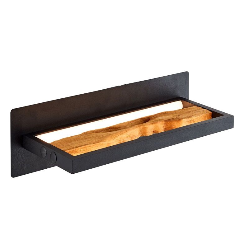 Landelijke wandlamp bruin, Raynor, 9,5W, 3000K LED Landelijke wandlamp bruin, Raynor, 9,5W, 3000K LED