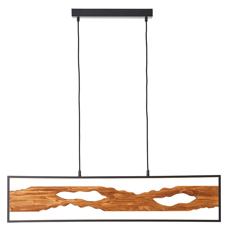 Landelijke eettafel hanglamp bruin, Raynor, 20W, 3000K LED Landelijke eettafel hanglamp bruin, Raynor, 20W, 3000K LED