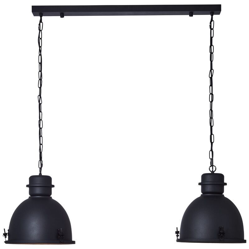 Industriële eettafel hanglamp Senna, Metaal