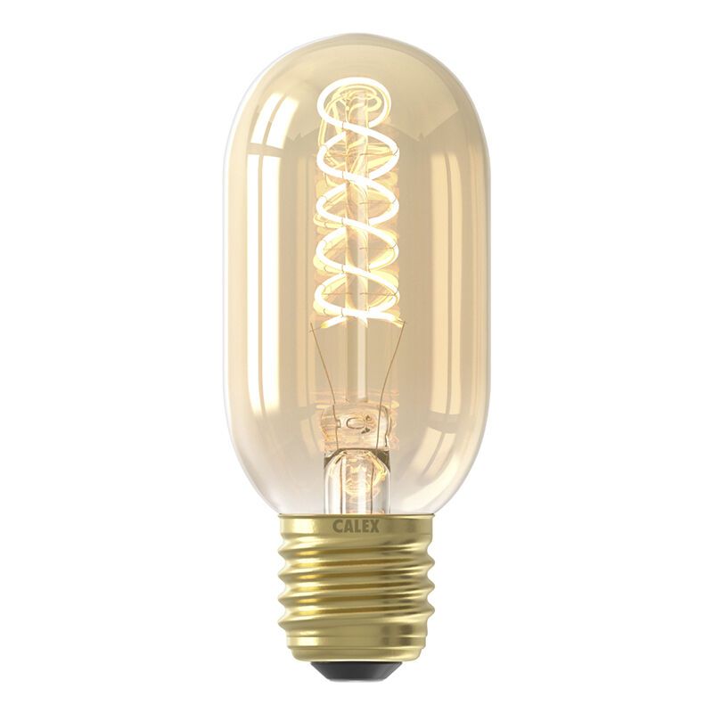 Dimbare Calex E27 LED buislamp amber, 5,5W, 2100K