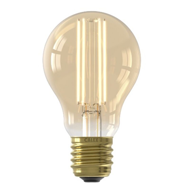 Dimbare Calex E27 LED filament lamp amber, 4,5W, 2100K Dimbare Calex E27 LED filament lamp amber, 4,5W, 2100K