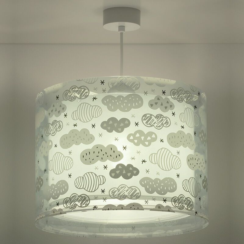 Babykamer hanglamp wolkjes - Groen Babykamer hanglamp wolkjes - Groen