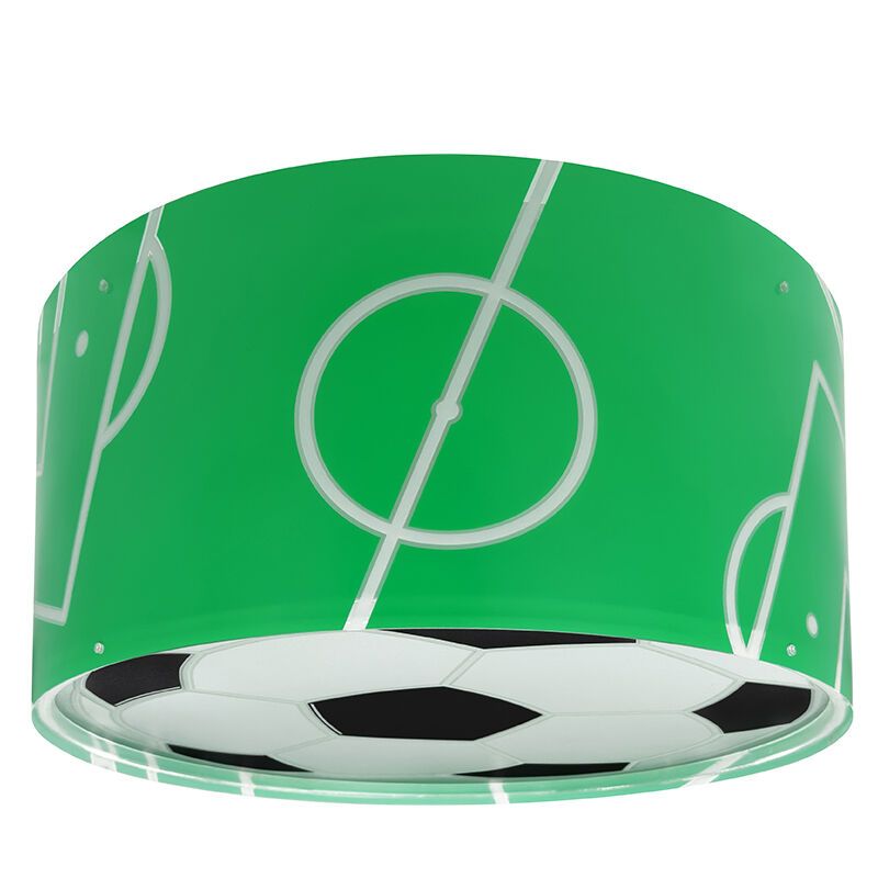 Groene kinderkamer plafondlamp, Voetbal Groene kinderkamer plafondlamp, Voetbal