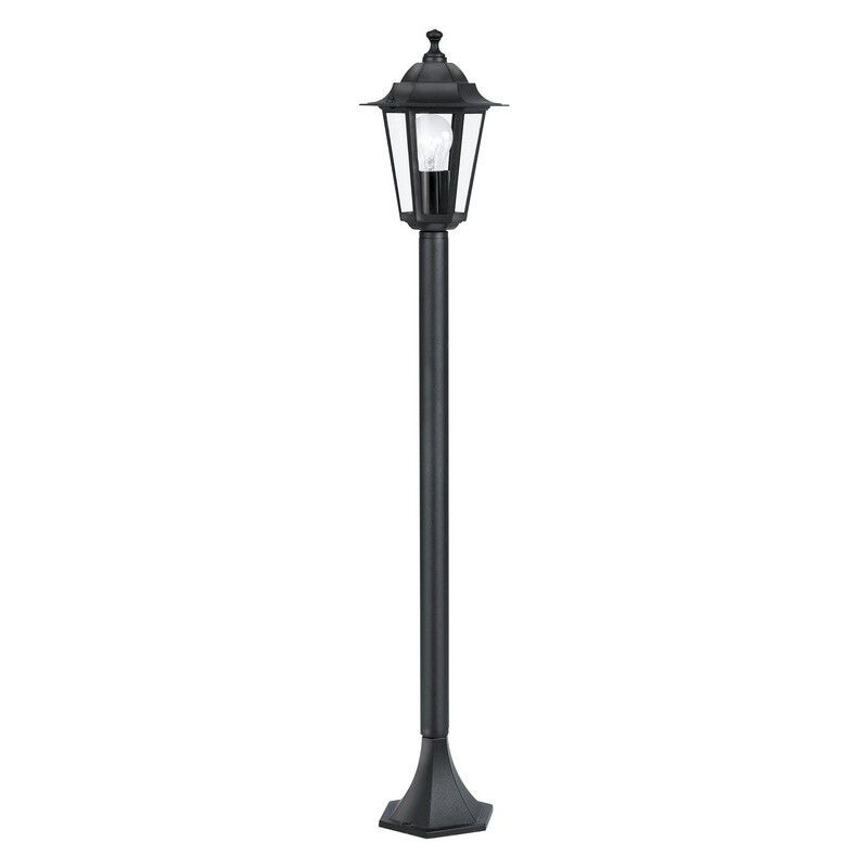 Zwarte klassieke buitenlamp aluminium, Alieke, IP44