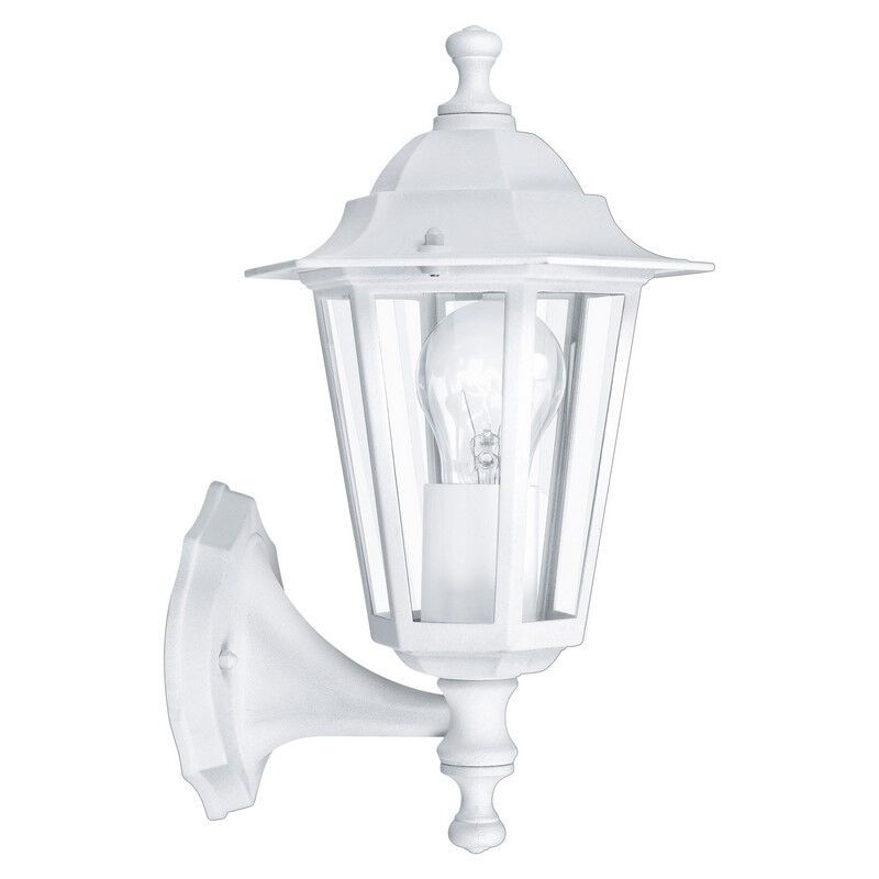 Witte klassieke buitenlamp aluminium, Alieke, IP44 Witte klassieke buitenlamp aluminium, Alieke, IP44