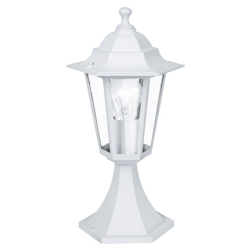 Witte klassieke buitenlamp aluminium, Alieke, IP44