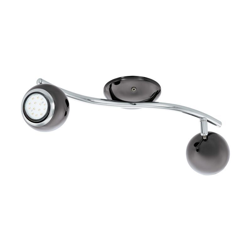 Nikkelen plafondspot Anissa, staal