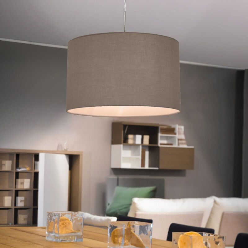Taupe moderne hanglamp stof, Abano