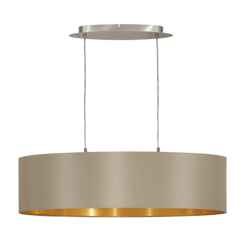 Gouden moderne hanglamp stof, Terme