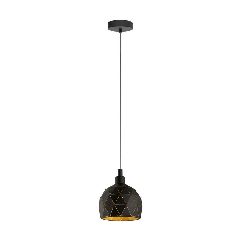 Zwarte moderne hanglamp staal, Silva Zwarte moderne hanglamp staal, Silva