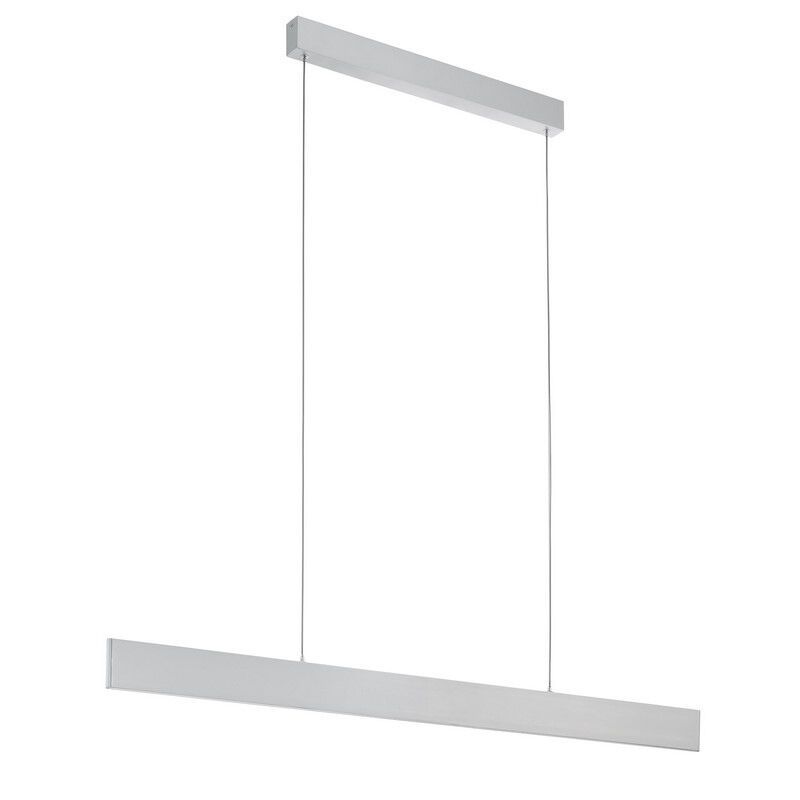 Grijze moderne hanglamp aluminium, Rick, 21W, 3000K LED Grijze moderne hanglamp aluminium, Rick, 21W, 3000K LED