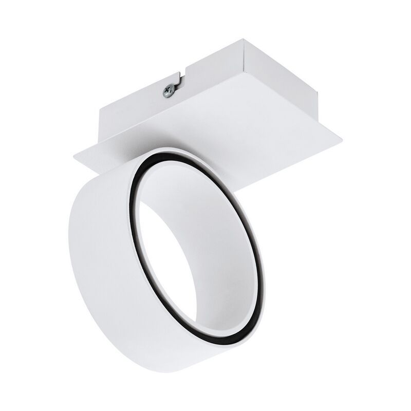 Witte moderne plafondspot, Gabi, aluminium, 5w 3000K (warm wit) LED Witte moderne plafondspot, Gabi, aluminium, 5w 3000K (warm wit) LED