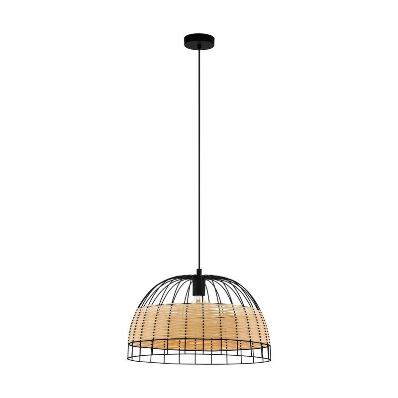Rotan hanglamp bruin, Guillaume