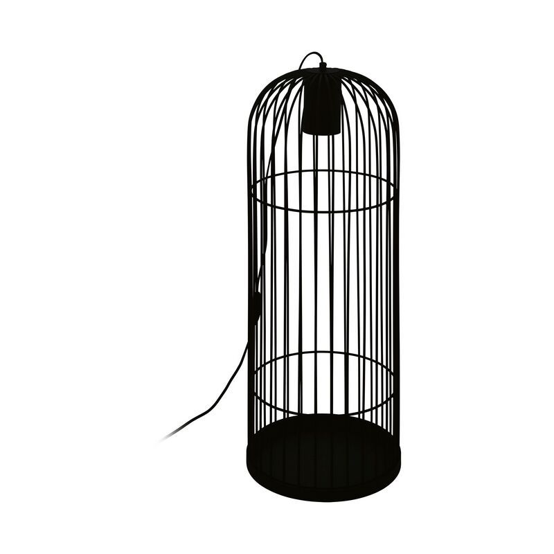 Zwarte industriële vloerlamp, Dunia, staal Zwarte industriële vloerlamp, Dunia, staal
