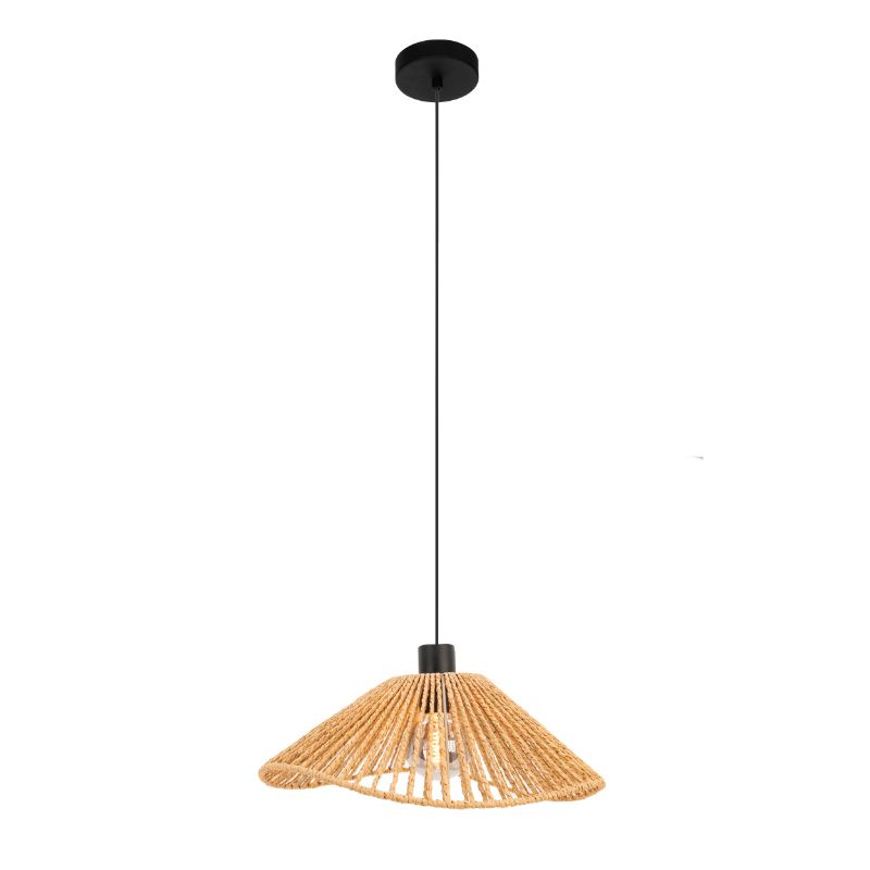 Papieren hanglamp bruin, Jitze
