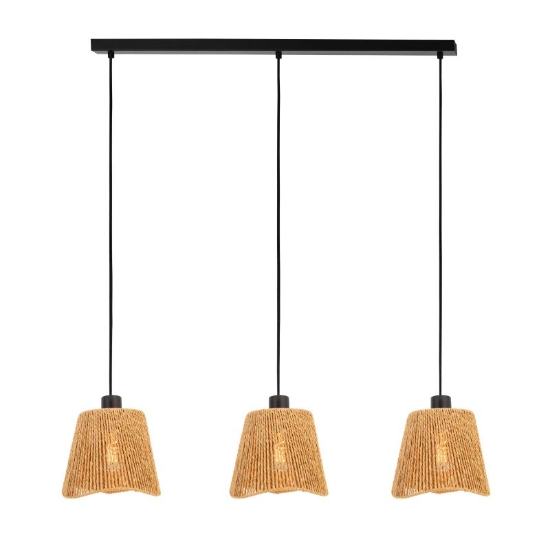 Papieren hanglamp bruin, Jitze