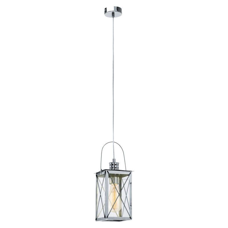 Chromen vintage hanglamp metaal, Abderrahim