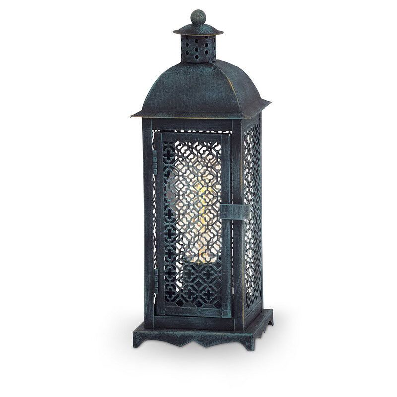 Abdirahman tafellamp - Patina Groen