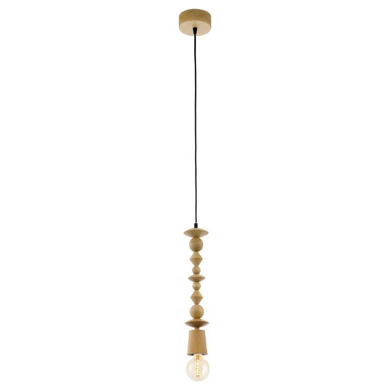 Retro hanglamp hout, Abel Retro hanglamp hout, Abel