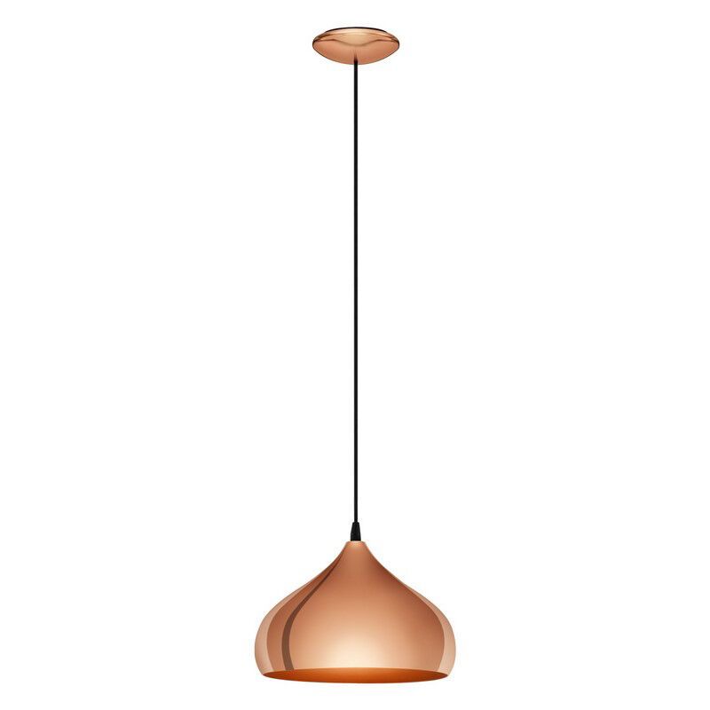 Koperen retro hanglamp metaal, Ancone Koperen retro hanglamp metaal, Ancone