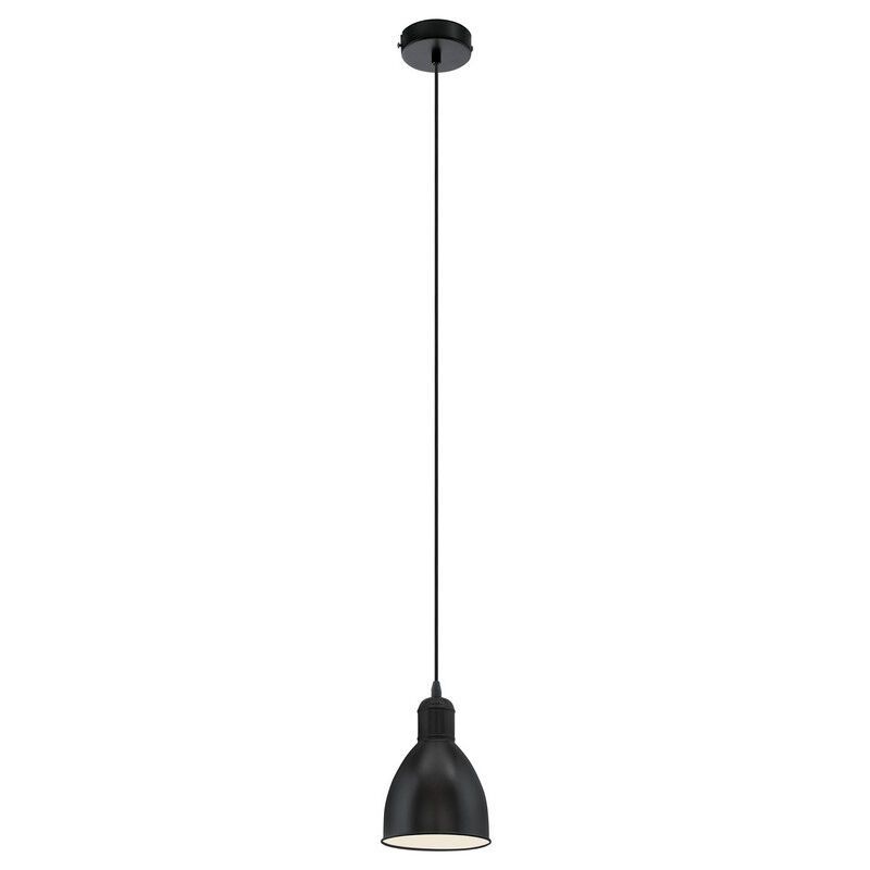 Zwarte industriële hanglamp metaal, Lavinio Zwarte industriële hanglamp metaal, Lavinio