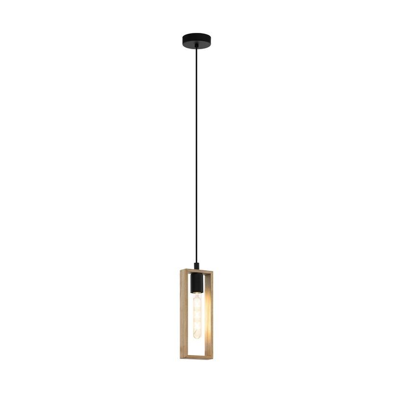 Houten hanglamp bruin, Elroy Houten hanglamp bruin, Elroy