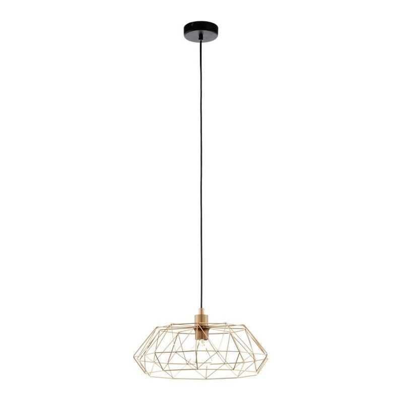 Koperen industriële hanglamp metaal, Acri Koperen industriële hanglamp metaal, Acri