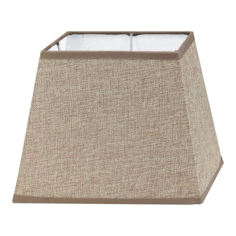 Landelijke lampenkap Noah Textiel Lichtbruin Landelijke lampenkap Noah Textiel Lichtbruin