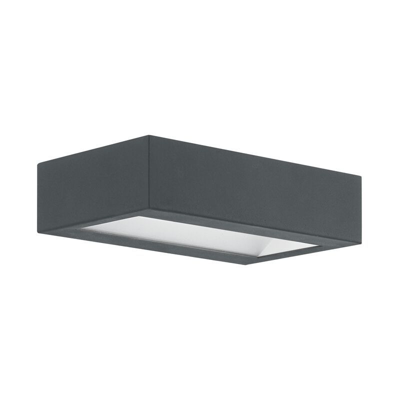 Antraciete moderne buitenlamp, Simen, staal, 4w 3000K (warm wit) LED Antraciete moderne buitenlamp, Simen, staal, 4w 3000K (warm wit) LED