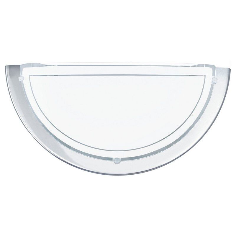 Chromen moderne wandlamp glas, Agena Chromen moderne wandlamp glas, Agena