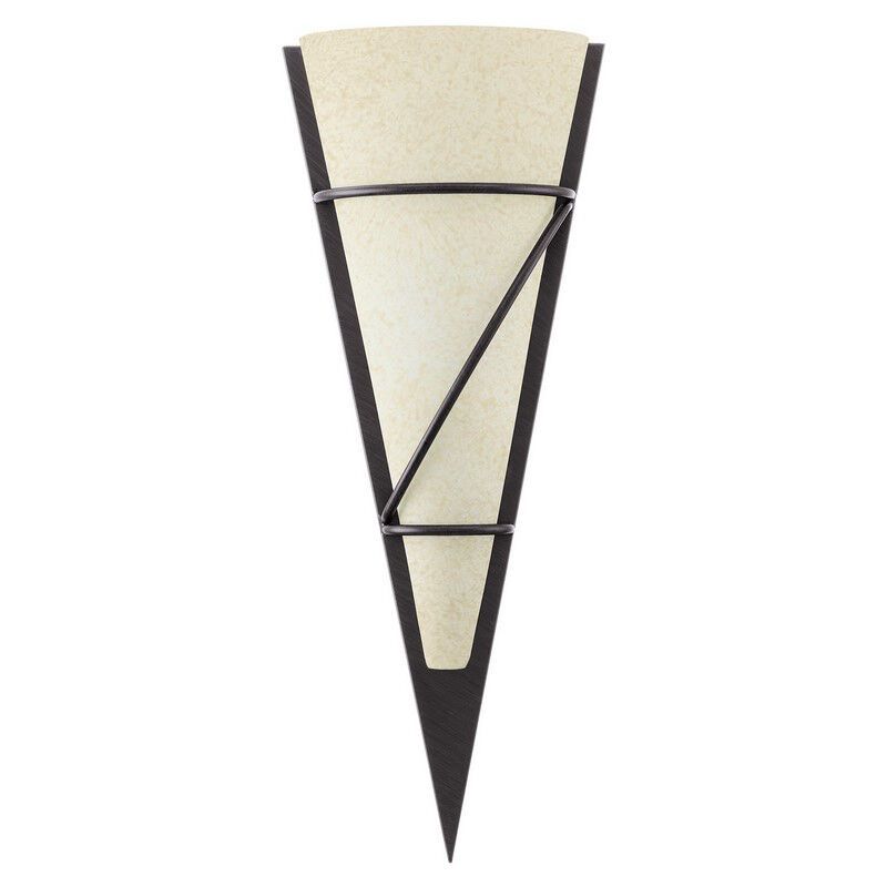 Puntige wandlamp Gali Klein Antiek bruin